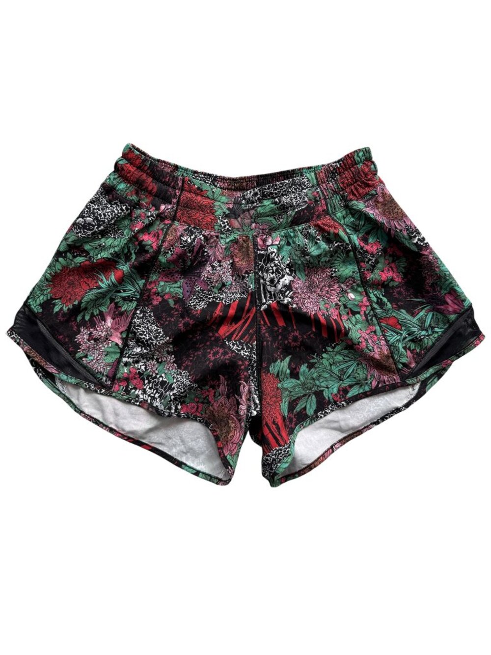 LULULEMON Women’s Zen Garden Multi Hotty Hot Short II, Long 4” Inseam, Sz 6